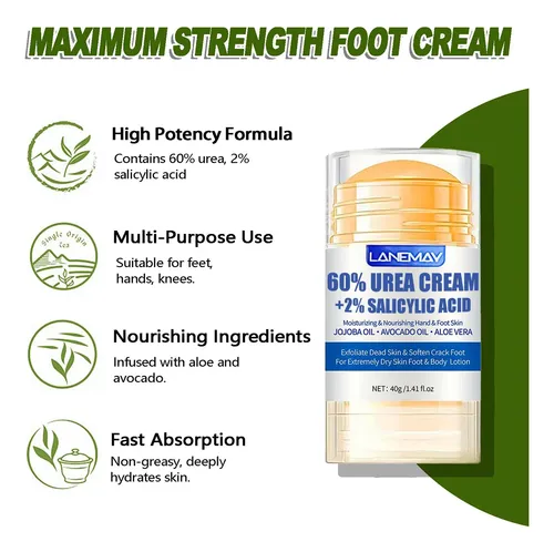 An+a Crema De Urea Máxima Fuerza Para Pies An