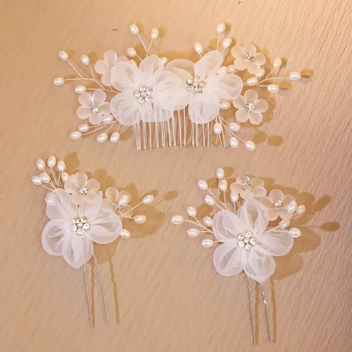 Kit De Accesorios Para El Cabello De 3 Piezas Con Alfileres,