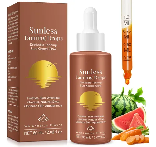 /gotas Bronceadoras Bebibles Vskzfsry Sin Sol 60 Ml/.