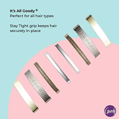Horquillas Para El Cabello Goody Stay Tight, 8 Unidades, Var