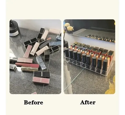 Organizador De Labiales Con Compartimentos 12/18/36