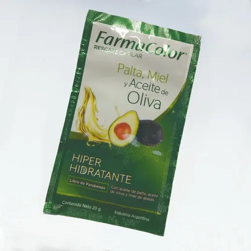 Farmacolor Rescate Capilar Palta Miel Oliva 5 Sobres