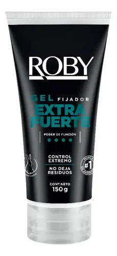 Roby Gel Fijador Extra Fuerte Control Extremo 150g