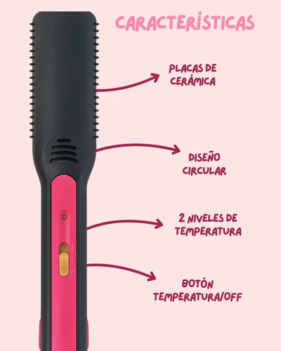 Plancha De Pelo Ajustable Cerámica Profesional Compacta
