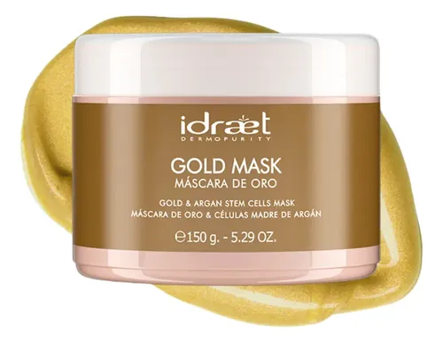Idraet Gold Mascara Facial Oro Y Células Madre Argán 150g 3c