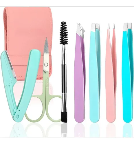 Set De 7 Pinzas Elásticas Para Cejas De Larga Duración
