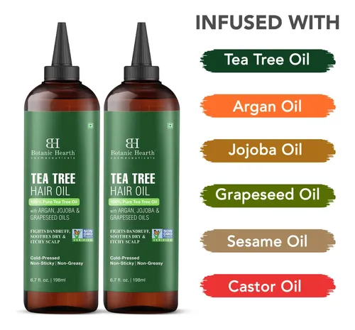 Aceite Capilar Botanic Hearth Tea Tree 2 Unidades 396ml