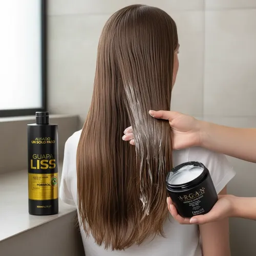 Alisado Guapa Liss 500ml + Máscara Mythical Argán Fidelité