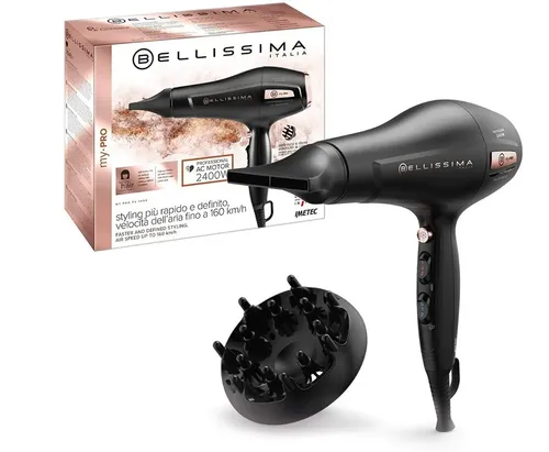Secador De Pelo Bellissima Italia My Pro P3 3400 Motor Ac