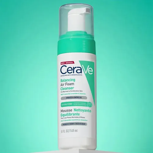 Cerave Air Foam Limpiador Facial Reequilibrante Espuma