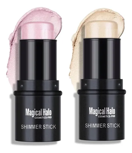 Ownest 2 Colors Highlighter Stick, Shimmer Cream Powder, …