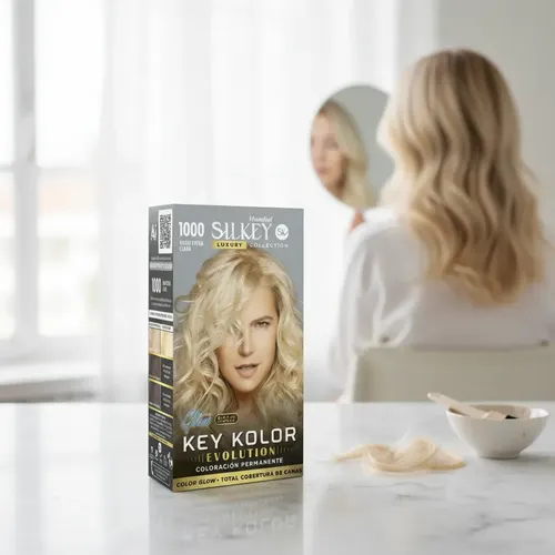 Kit Key Kolor Evolution Luxury Collection Silkey 1000 Rubio Extra Claro
