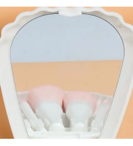 Juego De Herramientas De Pinceles De Maquillaje Con Beige