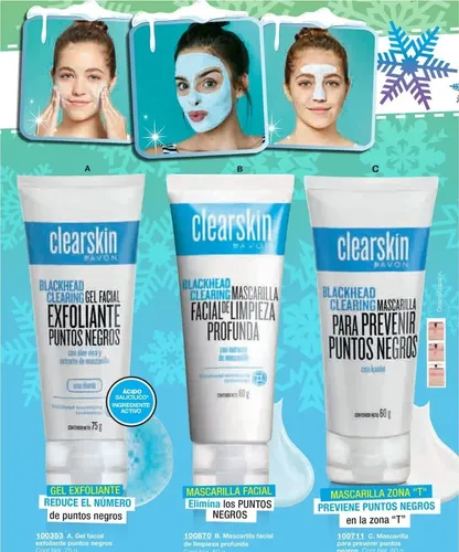 Avon Mascarilla P/ Prevenir Puntos Negros C/arcilla Blanca