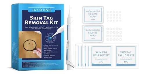 Skin Mole Remover Ii, Kit 2 En 1, Etiqueta Para Eliminar Man