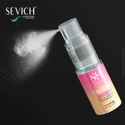 Shampoo Seco En Polvo Sevich 25g Seborregulador Recargable
