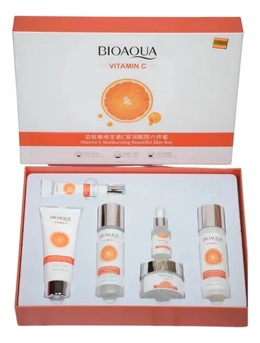 Kit Combo Skincare Bioaqua Vitamina C X 6 Productos