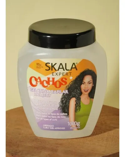 Gelatina Cápilar Mais Cachos Expert Antifrizz y definición Rizado 1 L Skala