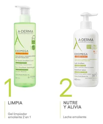 A-derma Exomega Control Crema Corporal Emoliente 400ml