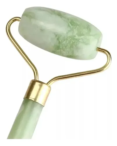 Masajeador Facial Piedra Jade Roller Pack Rodillo Corporal