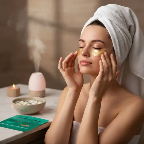 Parches Mascara Para Ojeras Con Colageno Y Oro T&l