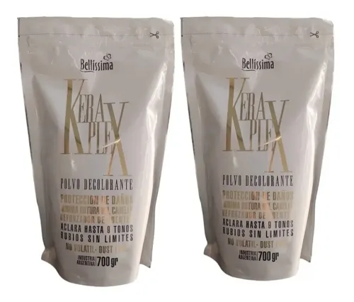 Polvo Decolorante Keraplex Bellisima X2aclara 9 Tonos