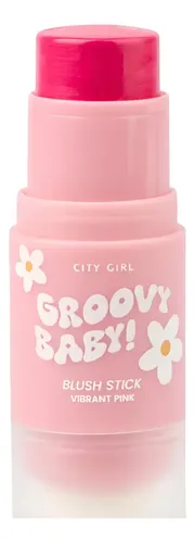 Rubor En Barra Groovy Baby City Girl Blush Stick Beauty X1u Vibrant Pink
