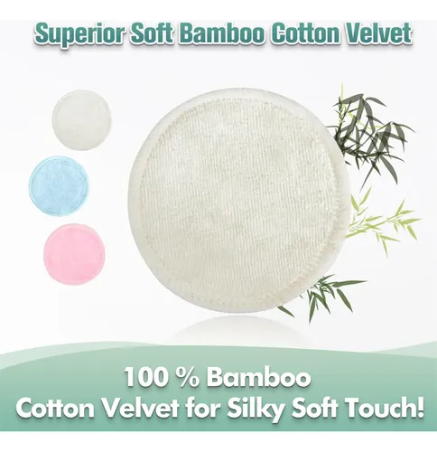 Wegreeco Paños Quitamaquillaje Reutilizables 40u Con Bolsa