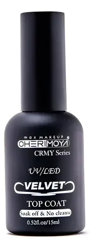 Top Coat Matte Velvet Terciopelo Semi Cherimoya Uv/le