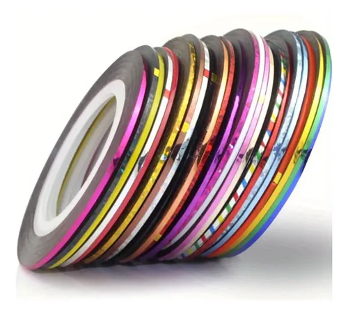 Pegatinas Adhesivas Para Uñas De Colores Para Bricolaje