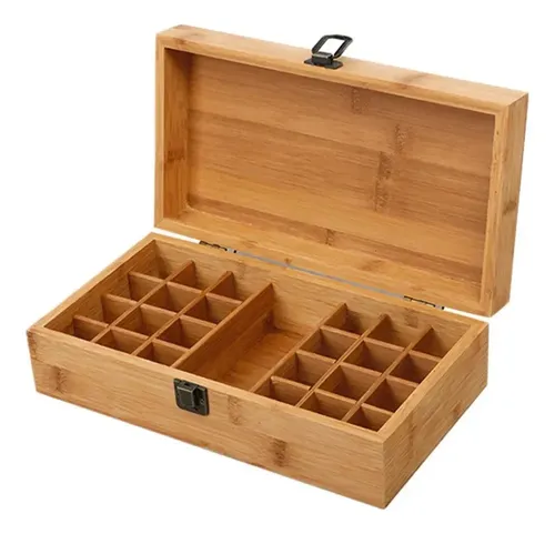 Caja De Almacenamiento De 25 Rejillas Para Aceites H