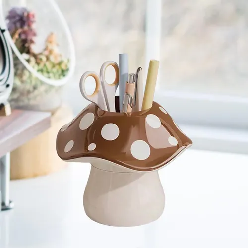 Bonito Portalápices Con Forma De , Soporte Para Cepillos De
