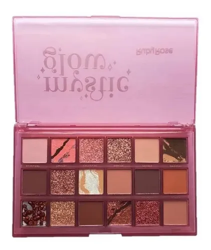 Paleta De Sombras De Ojos Mystic Glow Ruby Rose Sombra Colorida