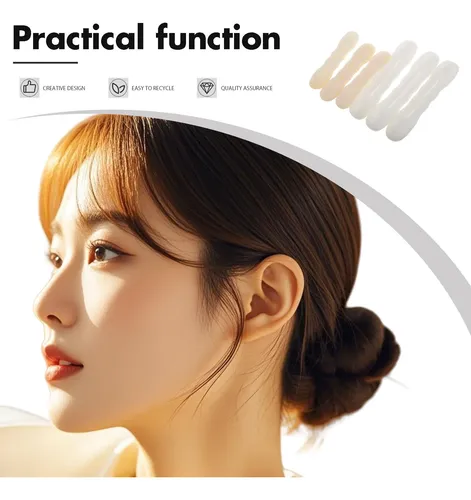 6pcs Bandas Para Hacer Moños Y Rulos Para Cabello