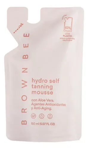 Autobronceador Brown Bee Hydro Mousse Repuesto X 150 Ml