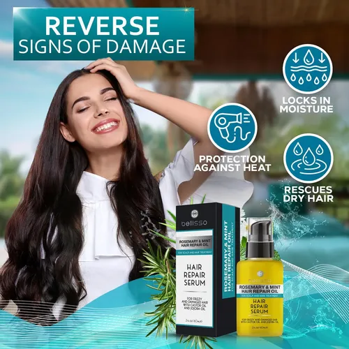 Serum Capilar Bellisso Romero Menta Hidratante 60ml