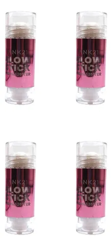 Set X 4 Iluminador Highlighter Glow Stick Pink 21 En Barra