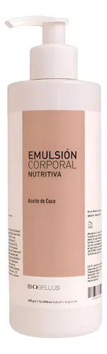 Emulsión Nutritiva Corporal Biobellus Coco 400 Ml