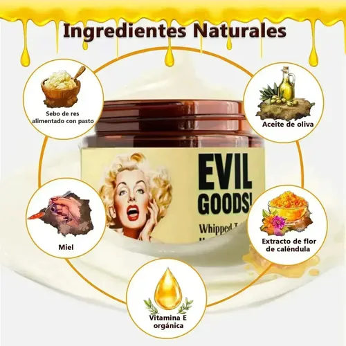 Cd Evil Goods Crema, 100ml Cebo De Res Para La Cara, Cebo .