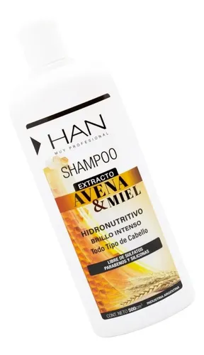 Han Avena Y Miel Shampoo Reparador Sin Sulfatos 500ml Local
