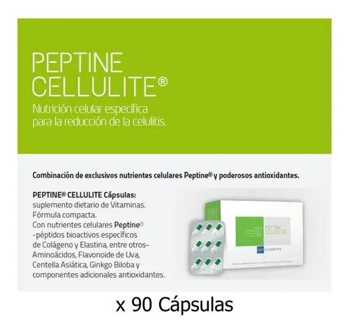 Peptine Cellulite Linfar Celulitis Peptona Original Capsulas