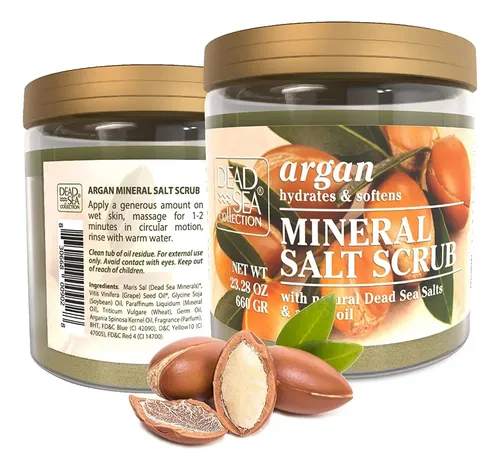 Exfoliante Corporal Dead Sea Collection Con Sal De Argán, 70