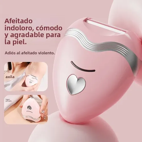 Depilador Eléctrico Corazón Seco Mojado Hombre Mujer Privado