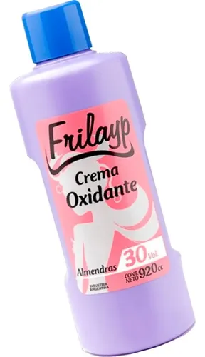 Crema Oxidante Frilayp 30 Vol Sin Amoniaco Botella 920cc