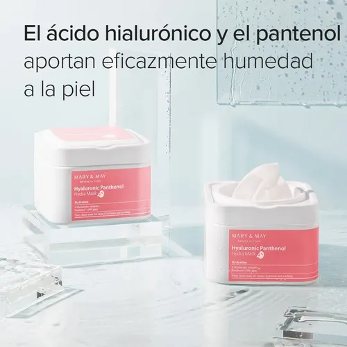 Mary&may Hyaluronic Panthenol Hydra Mask 30pcs – Mascarilla Tipo De Piel Todo Tipo De Piel