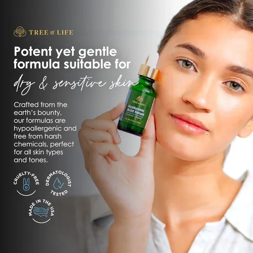 Serum Acido Hyaluronico Tree Life. Made In Usa. 60ml Premium