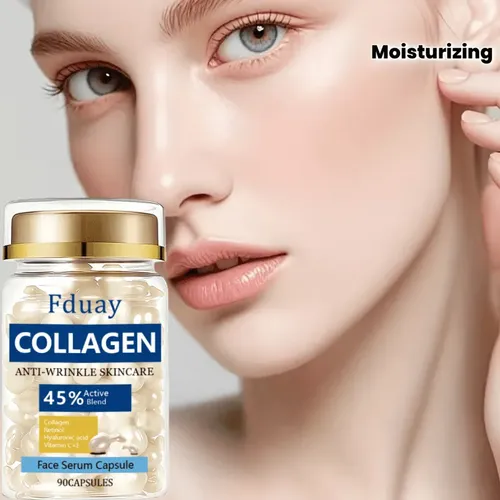 Cápsulas Faciales Colágeno Ácido Hialurónico Antiedad Todo Tipo De Piel Día/noche