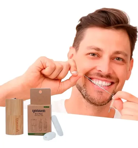 Hilo Dental + Envase Yensen Biodegradable Origen Vegetal