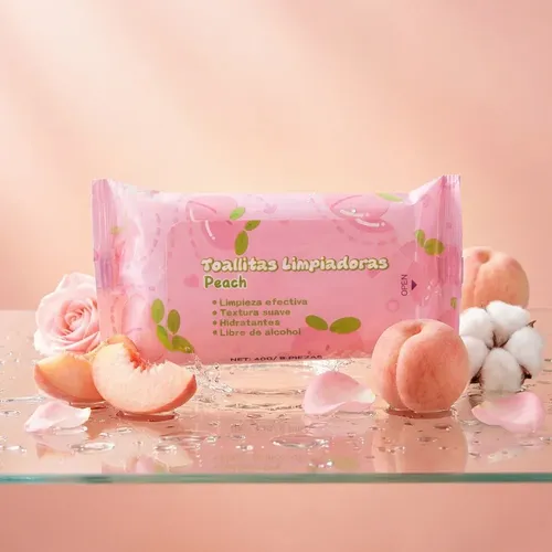 Toallitas Limpiadoras Hidratantes Con Aroma Mely 8pcs