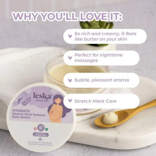 Manteca Antiestrías Para Barriga De Maternidad Leska Etapa B